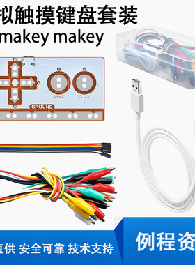 模拟触摸键盘套装 for makey makey 全套水果钢琴虚拟键盘STEM