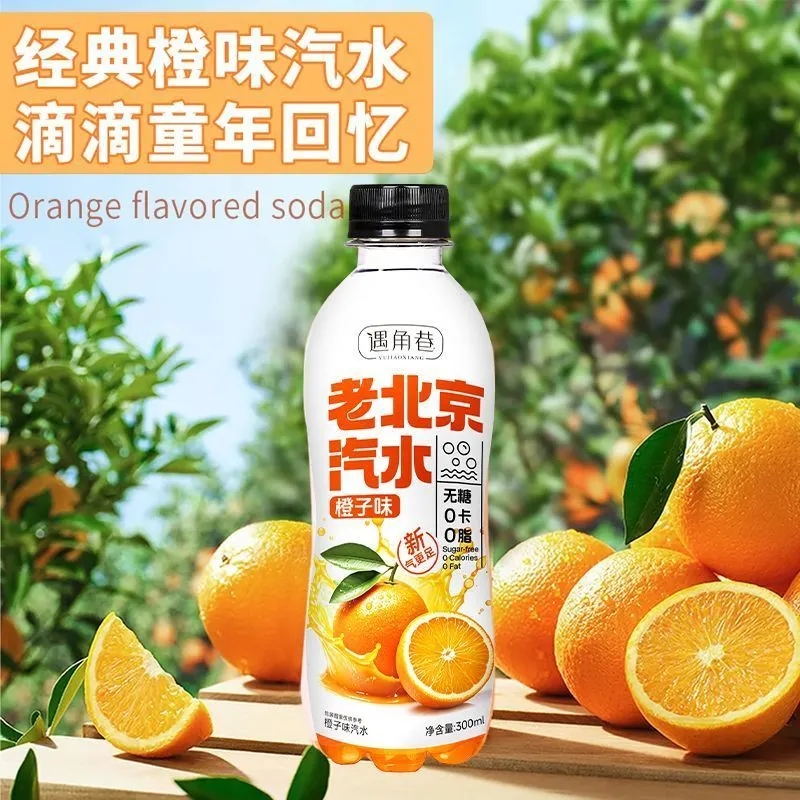 甄选好饮料气泡水0糖0脂0卡 无糖饮料盐汽水300ml*瓶整箱批发特价