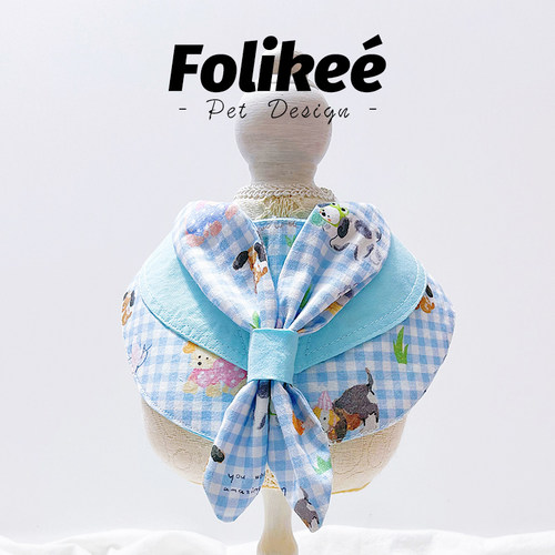 Folikee宠物围脖度假风