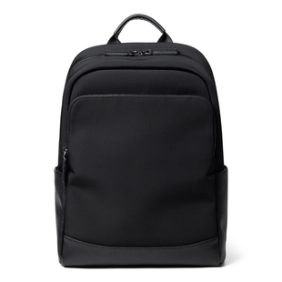 男士背包小型轻便14寸电脑通勤双肩包男款大容量尼龙牛津布书包