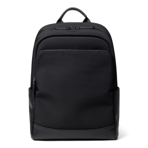 男士背包小型号轻便14寸电脑通勤双肩包男款大容量尼龙牛津布书包