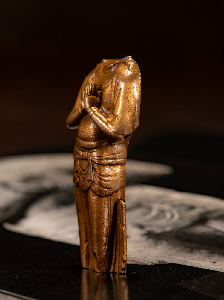 ogrm 唐代·大海寺《狮子吼·观音》青铜雕像