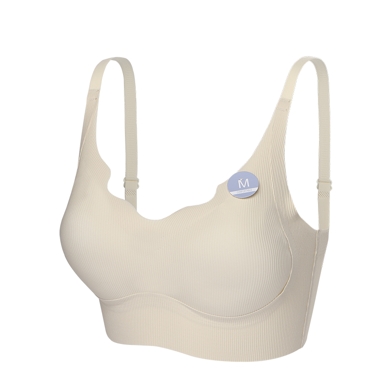 露水珠无痕内衣运动美背文胸罩聚拢收副乳防下垂加厚胸垫小胸显大