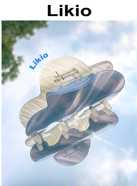 Likio 原创设计云朵汽车发抓2023礼物 可爱抓夹发饰顶夹鲨鱼