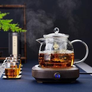 玻璃煮茶壶耐高温大号泡茶壶家用电陶炉专用烧水壶加厚茶具