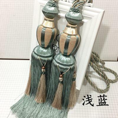 包邮欧式档次窗帘挂球流苏配件窗帘扣窗帘绑带绑绳家用客厅装饰绑
