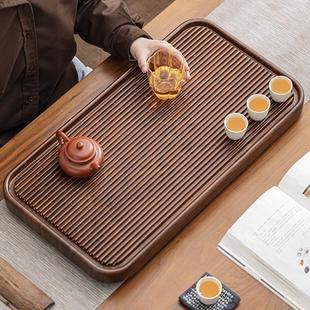 实木茶托盘排水茶具干泡茶台茶海电木款 高端加厚茶盘家用2024新款