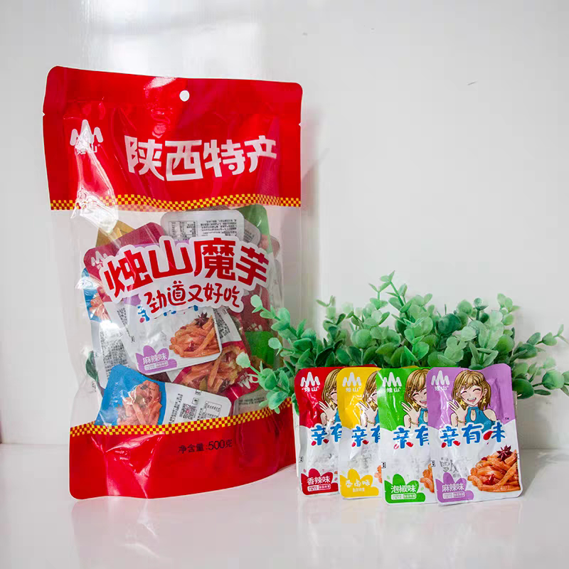 烛山魔芋干亲有味素毛肚雪魔芋魔芋爽魔芋辣条魔芋休闲零食小吃