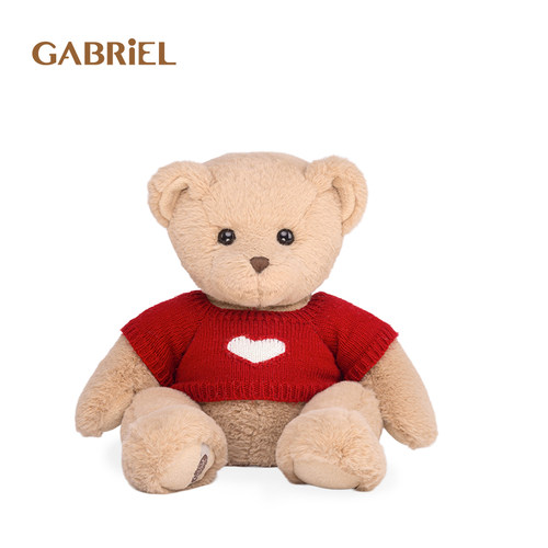 伽百利Gabriel爱心泰迪熊公仔