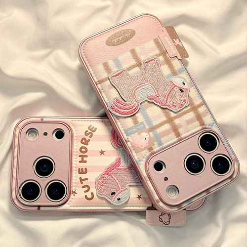 ZKA立体卡通马新年刺绣适用于华为Mate80/70/60pro/50手机壳nova14pro/13/12/11/9华为P80ultra/70/60气垫