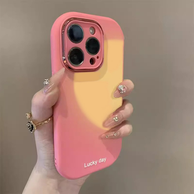 ins渐变晕染个性适用于VIVOX200PROMINI手机壳vivoS20pro/s19全包X100spro新S18女款X90pro精胖S17T/PRO