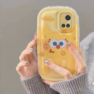 可爱奶酪芝士适用于vivo x30pro女x27肥皂壳x23 x200pro手机壳x80全包x90s防摔x70pro创意x60pro原创x50新款