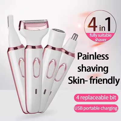 4 in1 Electric Hair Removal Portable Shaver Body Depilator
