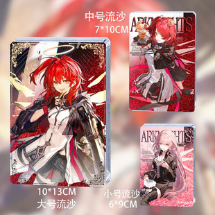 明日方舟周边六周年新约能天使蕾缪安流麻流沙砖立牌同人谷子周边