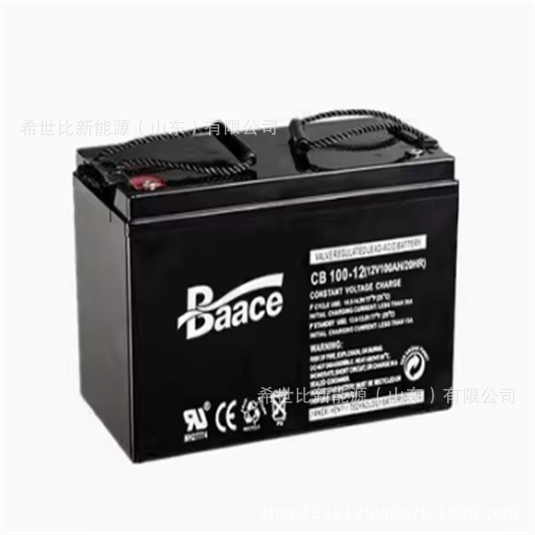 恒力Baace蓄电池CB100-12机房UPS电源12V100AH发电厂、输变电系统