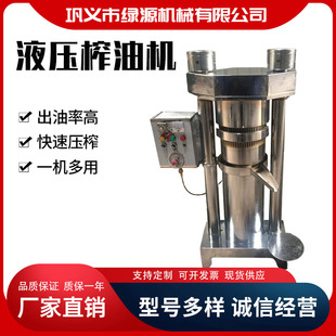 立式液压香油机带皮核桃菜籽芝麻食用油压榨机商用油坊液压榨油机