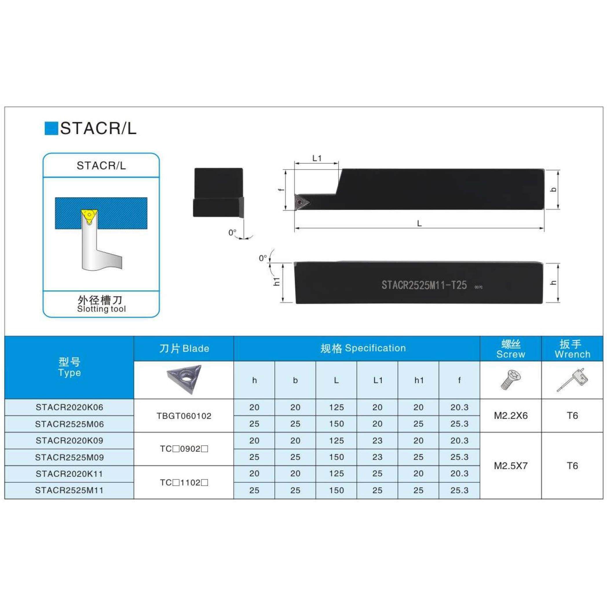 外圆端面宽槽大切深45切槽刀杆车床外径切断车刀stc/stacr2525m11