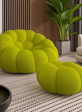 网红设计师意式泡泡异形懒人沙发创意极简罗奇堡足球沙发单人乔迁