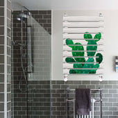 暖气片家用水暖卫生间小背篓壁挂式 散热片平板卫浴艺术暖气一副画