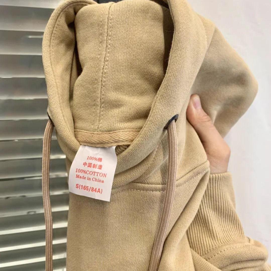 海外订单~清仓捡漏奥特莱斯外贸美式潮流连帽卫衣男女宽松外套潮