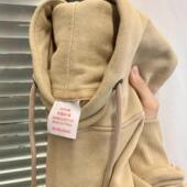 海外订单 清仓捡漏奥特莱斯外贸美式 潮流连帽卫衣男女宽松外套潮