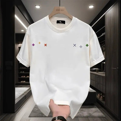 广州十三行外贸尾货~捡漏清仓时尚休闲上衣纯棉运动男女款短袖T恤