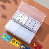 卡片收纳盒麻将馆专用牌用码 棋牌室筹码 卡收纳盒筹码 子盒小卡盒子