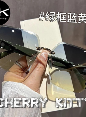 Cherry Kitty墨镜女高级感防紫外线太阳眼镜开车眼睛偏光圆脸防晒