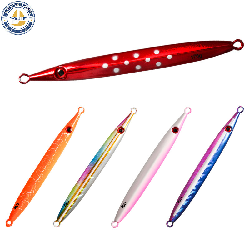 JIG速沉不规则裂纹夜光铁板铅鱼饵100g130g150g170g200海钓路亚