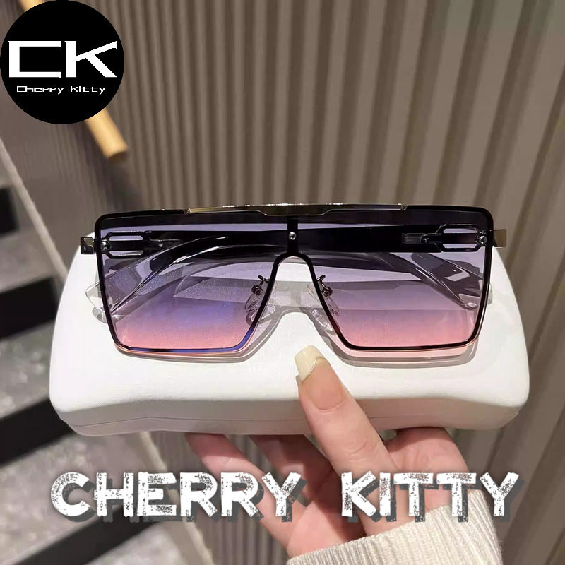 Cherry Kitty韩国连体墨镜男潮一体式太阳眼镜女个性街拍防紫外线