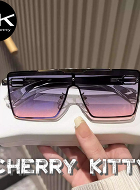 Cherry Kitty韩国连体墨镜男潮一体式太阳眼镜女个性街拍防紫外线