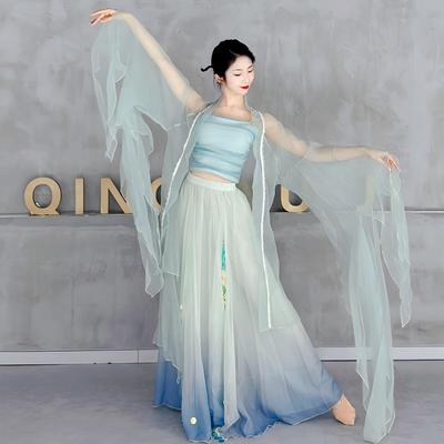 古典舞气质典雅中国舞舞蹈演出服