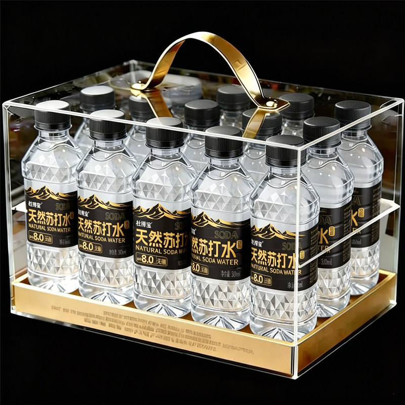 天然苏打水饮品300ml*24瓶整箱无糖弱弱碱性PH值8.0健康家庭用水