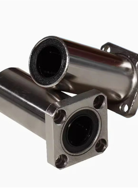 方法兰直线轴承LMK6 8 10 12 16 20 25 30 35 40LUU加长方形带座