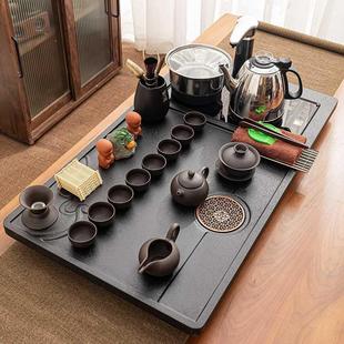 家用客厅全自动一体茶台茶盘办公室会客泡茶功夫茶壶整套 茶具套装