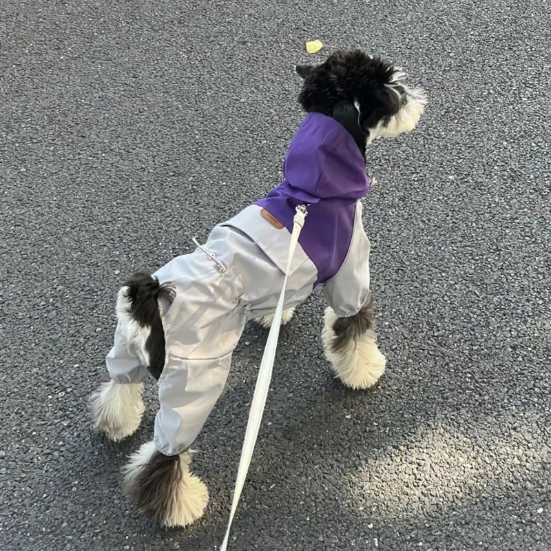 速发衣服春秋款冲锋犬泰迪比熊雪外瑞法斗小型衣四脚秋冬纳套