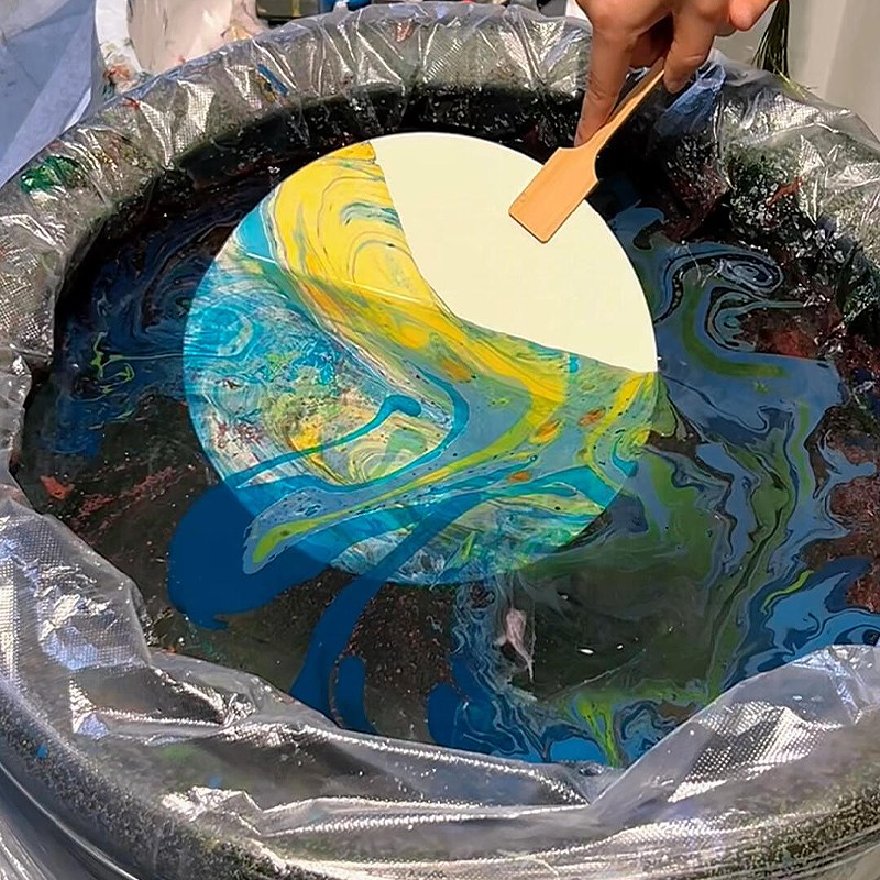 速发非遗料扇材漆包手工制作自制幼儿园母亲节暖场创意颜料材料包