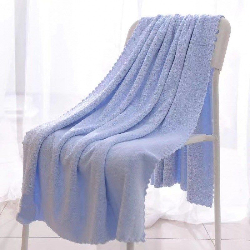 速发吸水纯色家用浴巾速男毛巾浴情侣柔软加厚干巾不掉毛