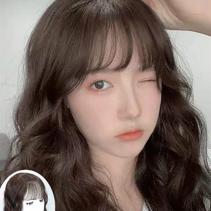 速发头顶递针片发补水波纹发顶蓬松遮盖白发真人发真发块补发微卷