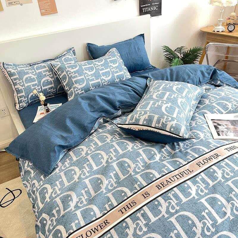 速发bedset+sets+fitted+bed+set+set+bedding+cov+twin/king