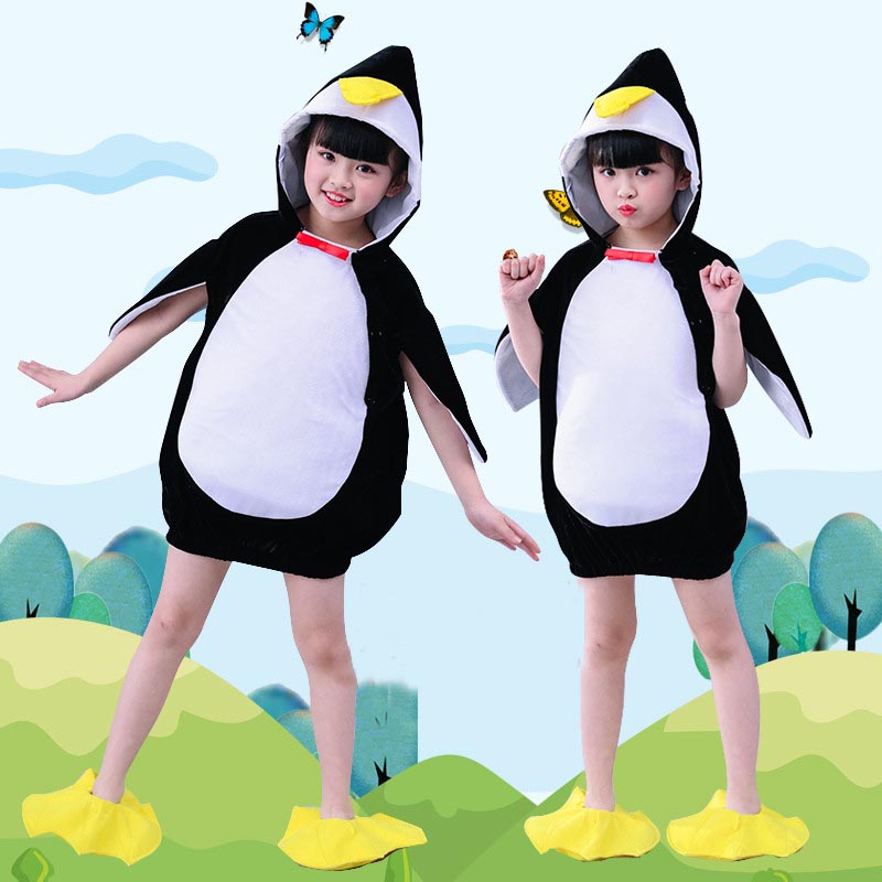 速发新款小童动物演出服装造型儿企鹅幼儿园男童舞蹈表演服