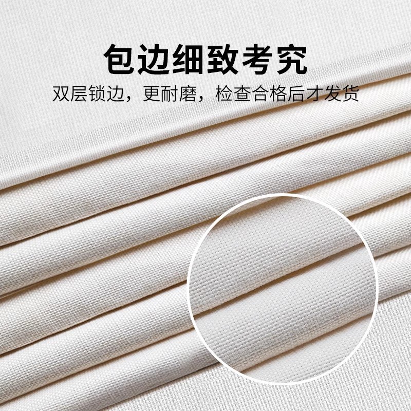 速发新中式茶席麻旗感国风棉桌长桌茶条垫布茶台装饰桌布茶几旗布