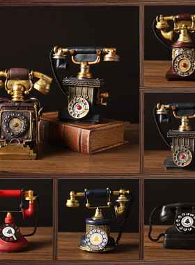 速发老式物件客装怀旧复古柜小摆件酒柜电视柜书架书机家居厅饰品