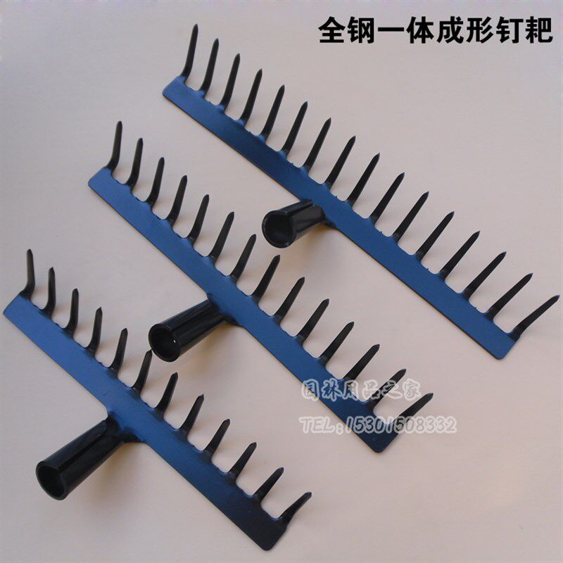 速发2钢整体锻造钉耙1子齿14齿16齿松土耙全小铁耙农用耙泥耙翻土
