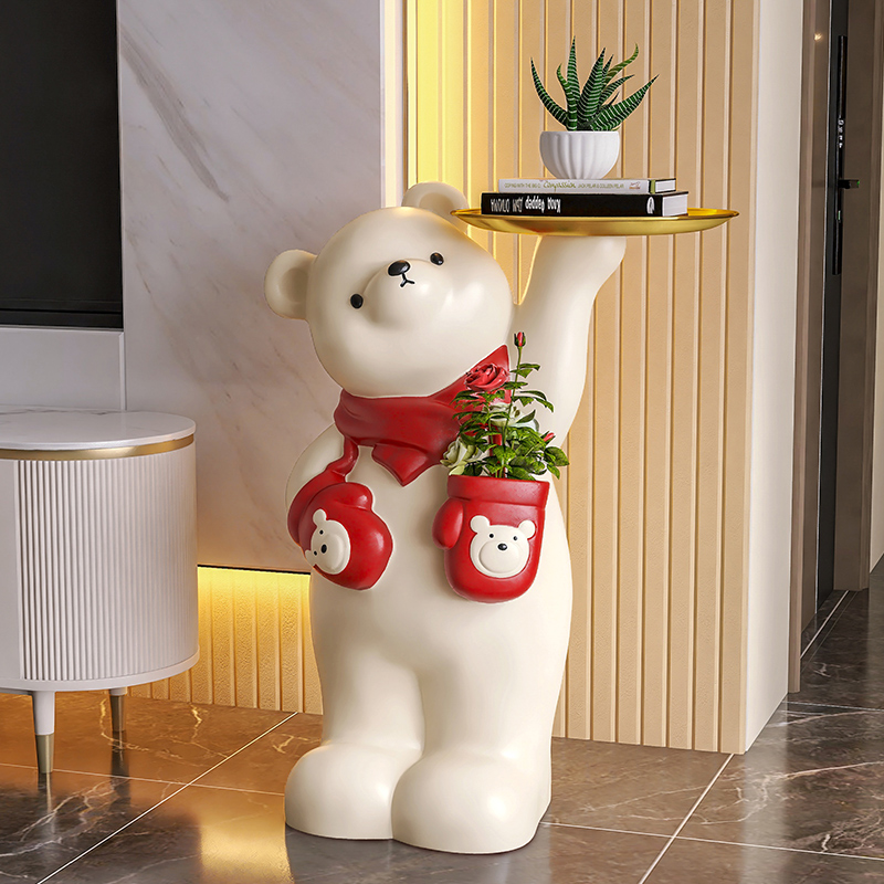 速发地意型落创摆件客厅收纳托盘电居柜沙发旁边乔迁新视礼物