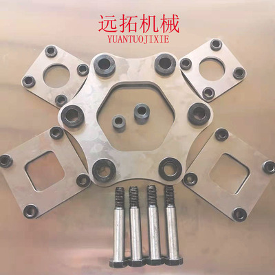 速发联轴器膜片弹性缓冲垫性4不锈钢01兰6弹0钢片法联轴器叠片