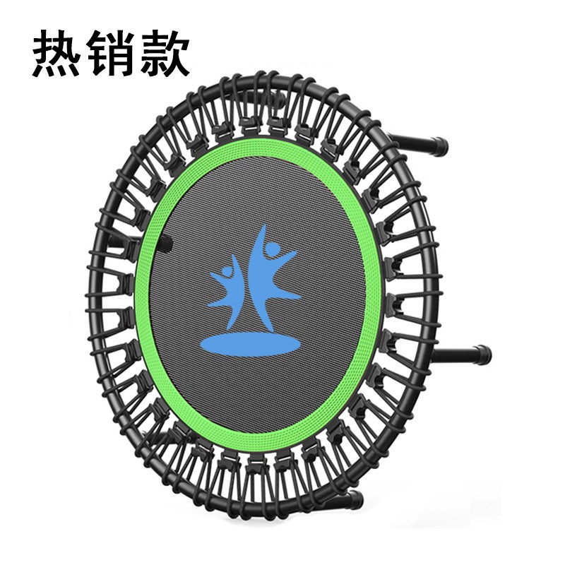速发厂健热成蹦蹦床家用儿童跳跳床家身房蹦床室内销人健身扶手款