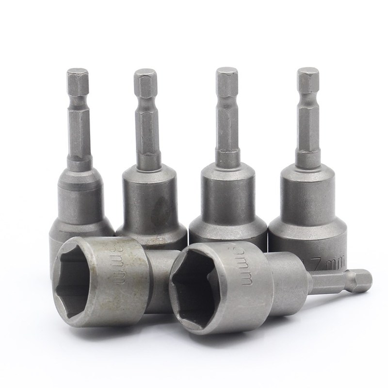 6Pc 14mm-1mm Hex Soet Strog Maget ut iver Set il