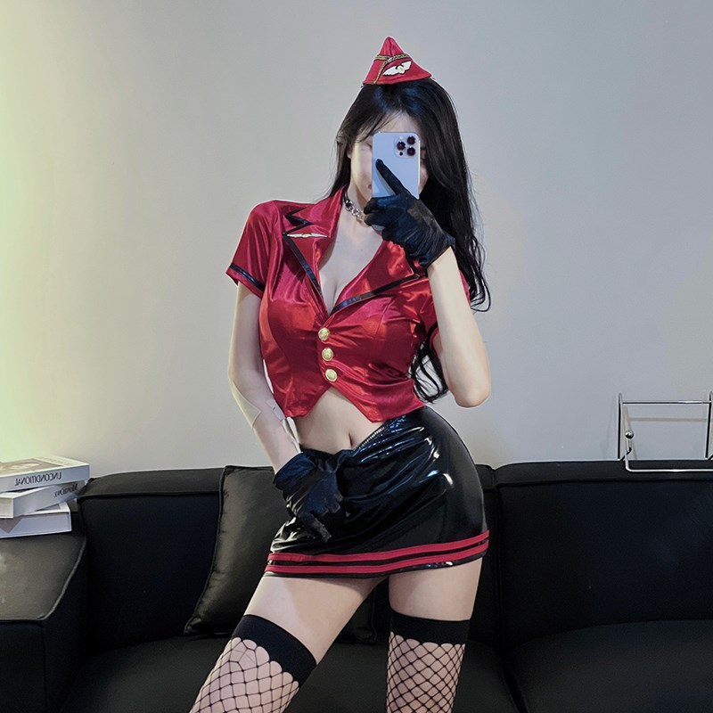 速发节圣服装性夜警制服警官套装感场王纯欲秘书空姐服