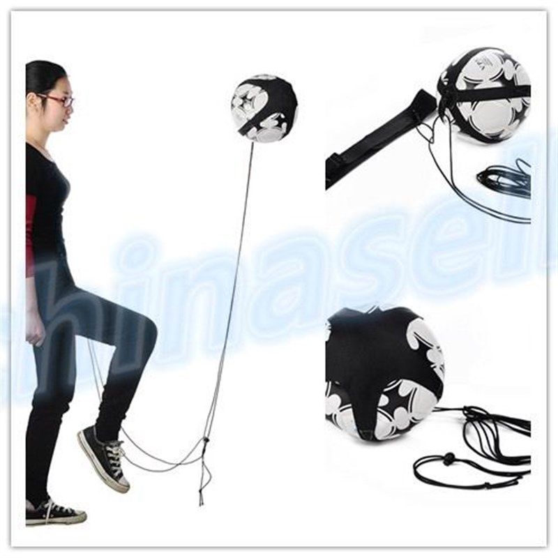 速发足球颠小袋带球器 颠球回 颠球器中球学生足球训练器材装备带